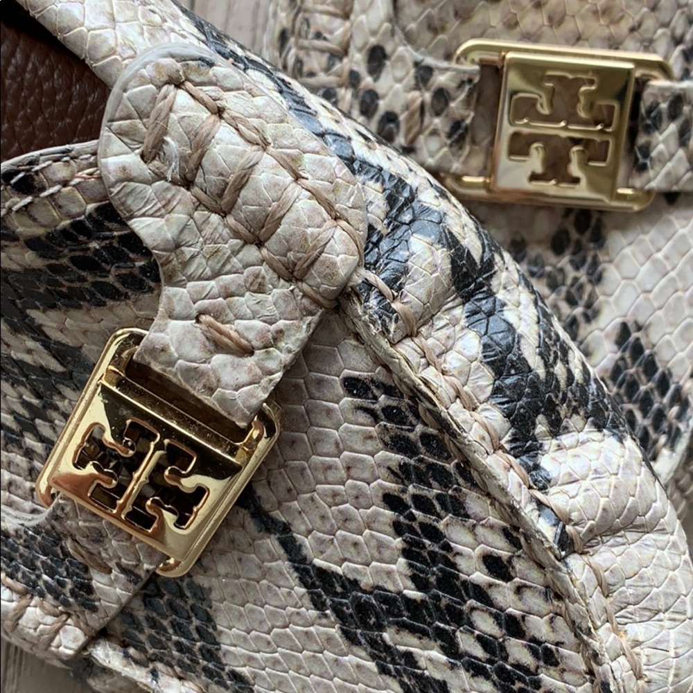 Tory Burch Snakeskin Loafers - Picture 6 of 8